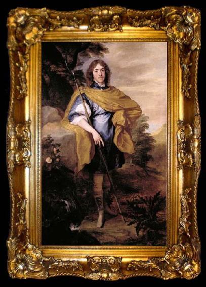 framed  Anthony Van Dyck Portrait of Lord George Stuart, ta009-2